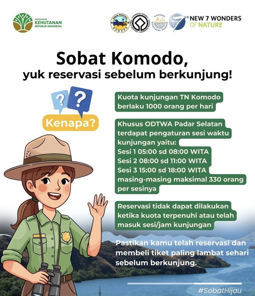 Komodo Booking Ticket